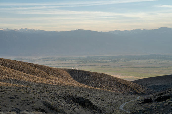 The view of Bishop from camp