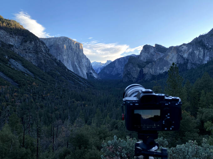 Tunnel View at sunrise