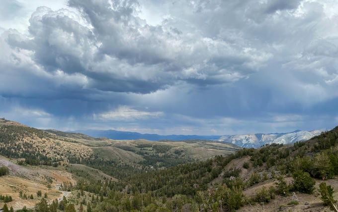 Storms to the east