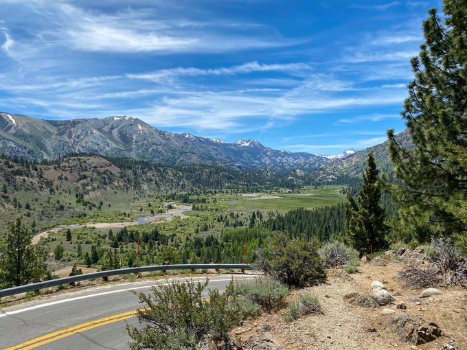 Valley viewed from the Sonora Pass