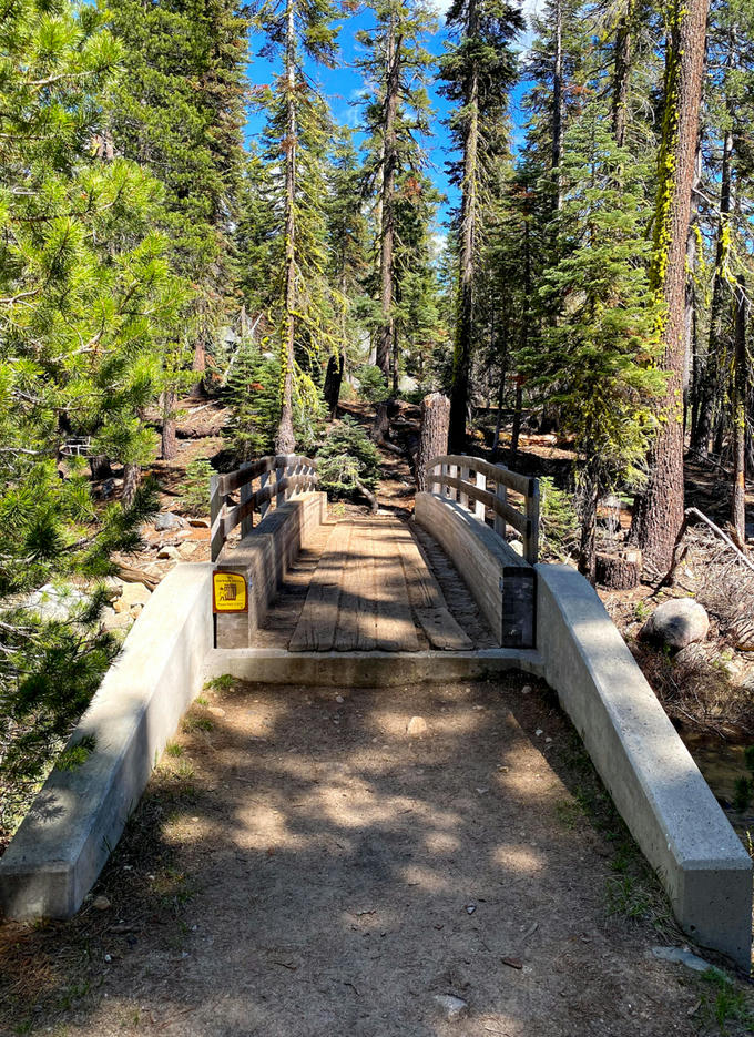 Bridge before the trail